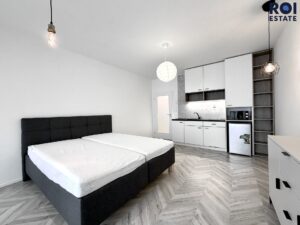 Pronájem nového bytu 1+kk 38 m², s velkým balkonem a možností parkování ,Brno – Zábrdovice