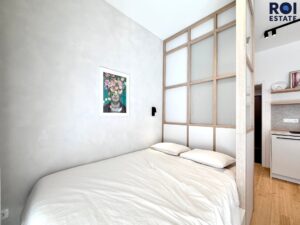 Pronájem krásného ateliéru 1+kk 33 m² + 2 m2 sklep + 16m2 teráska/zahrádka, Brno – Zábrdovice