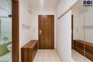 Pronájem pěkného jednoduchého bytu 1+kk 25 m² s parkováním , Slavkov u Brna, Zelnice
