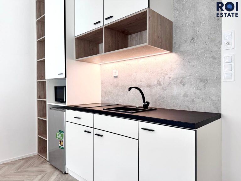 Pronájem nového bytu 1+kk 38 m², s velkým balkonem a možností parkování ,Brno – Zábrdovice