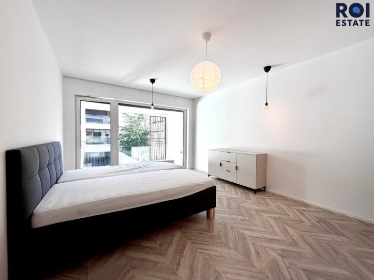 Pronájem nového bytu 1+kk 38 m², s velkým balkonem a možností parkování ,Brno – Zábrdovice