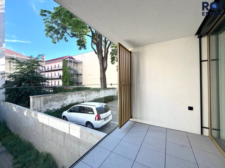 Pronájem nového bytu 1+kk 38 m², s velkým balkonem a možností parkování ,Brno – Zábrdovice