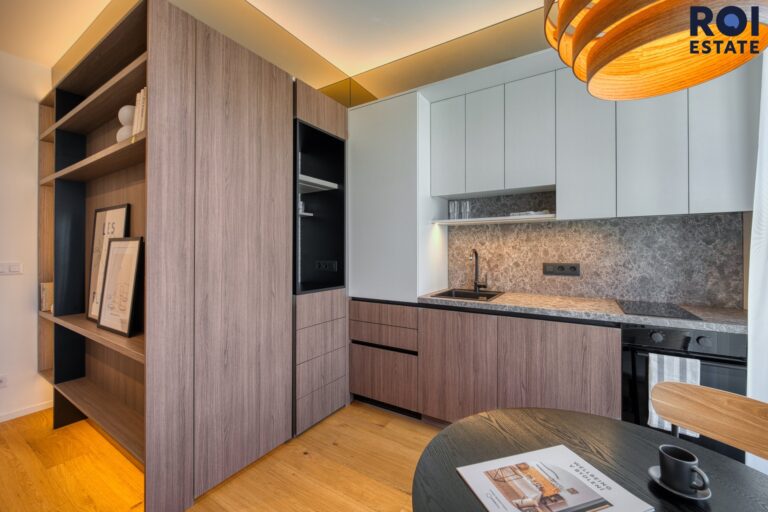 Pronájem bytu 1+kk 29 m² s prostornou šatnou, Brno – Zábrdovice