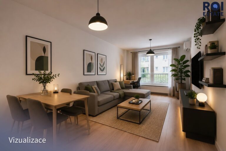 Prodej prosvětleného bytu 2+kk s balkonem a klimatizací – Brno, Komárov