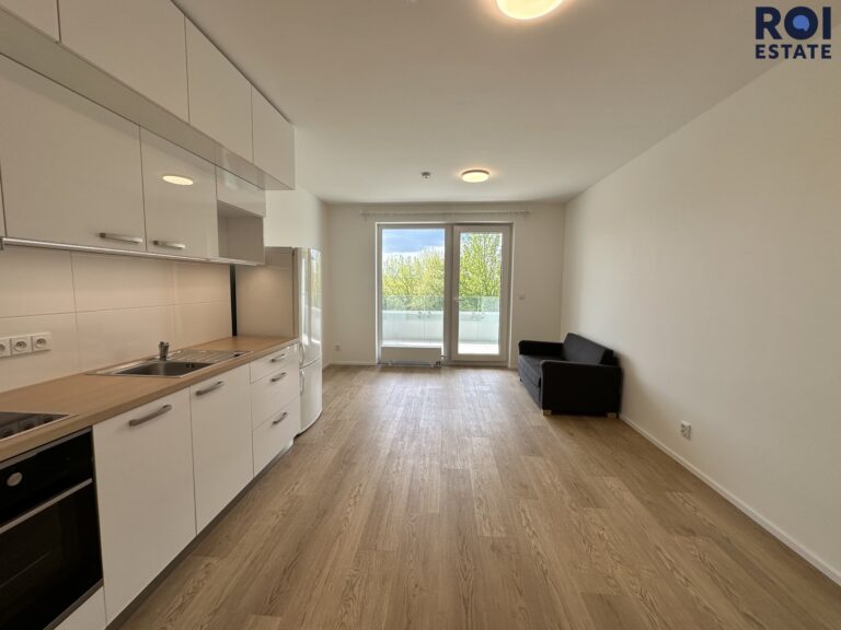 Pronájem bytu 1+kk 31 m² s výhledem do zeleně v Brně – Černá Pole