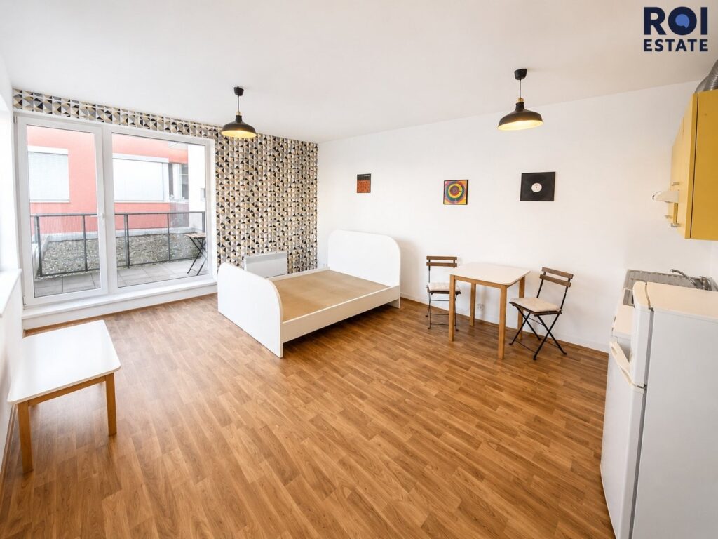 Pronájem bytu, 1+kk, 41m² s terasou, Brno Vídeňská
