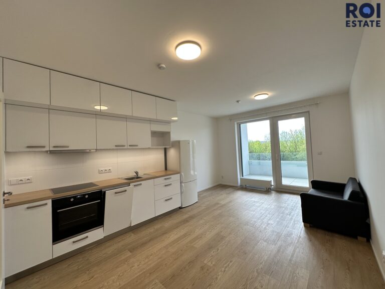 Pronájem bytu 1+kk 31 m² s výhledem do zeleně v Brně – Černá Pole