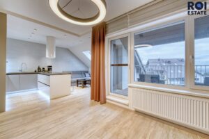 Pronájem luxusního bytu 3+kk, 80 m² – Moravany s garáží a venkovním parkovacím stáním!