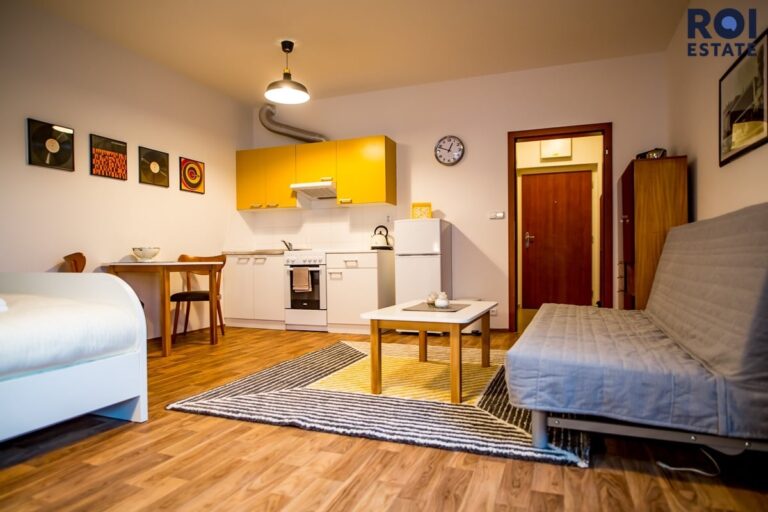 Pronájem bytu, 1+kk, 41m² s terasou, Brno Vídeňská