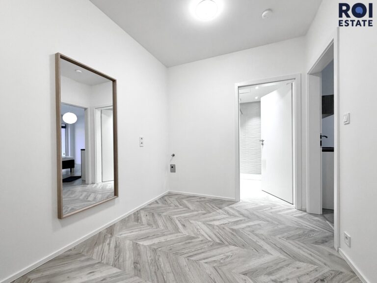 Pronájem nového bytu 1+kk 38 m², s velkým balkonem a možností parkování ,Brno – Zábrdovice