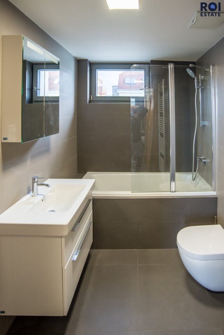 Pronájem bytu 2+kk, 49 m² s terasou 50 m², balkonem, sklepem a garážovým stáním, Praha – Žižkov