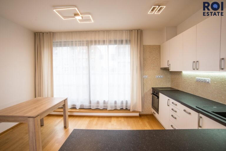 Pronájem bytu 2+kk, 49 m² s terasou 50 m², balkonem, sklepem a garážovým stáním, Praha – Žižkov