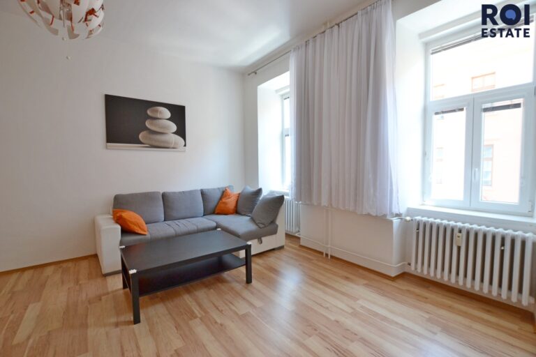 Pronájem bytu 1+1, 43m² – Brno – Příční