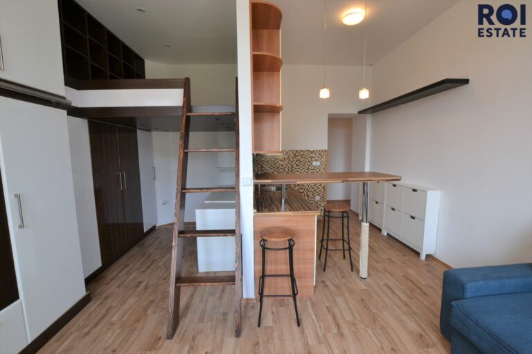 Stylový a kompletně zařízený byt 1+kk (34 m²) u parku Lužánky
