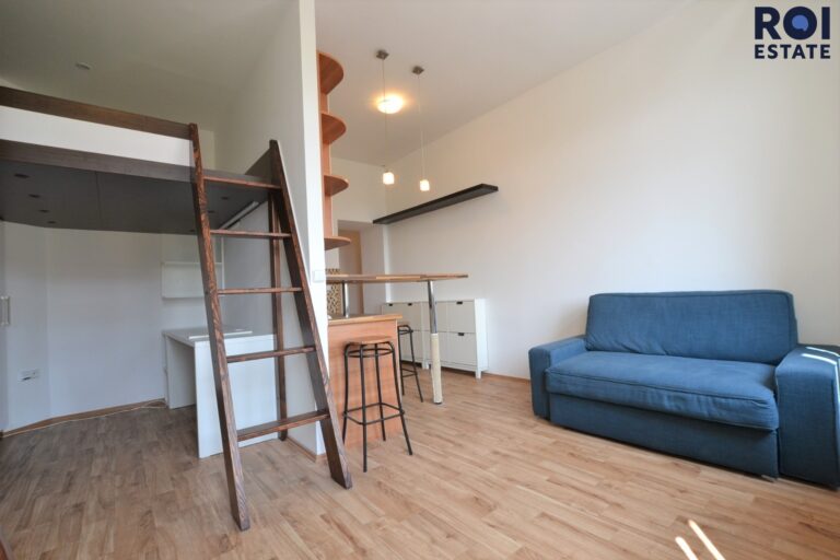 Stylový a kompletně zařízený byt 1+kk (34 m²) u parku Lužánky