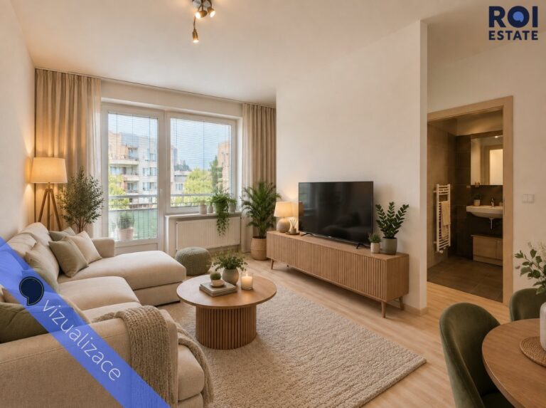 Moderní a skvěle řešený byt 2+kk (50 m²) s balkonem, sklepem a garážovým stáním – Brno, U Leskavy