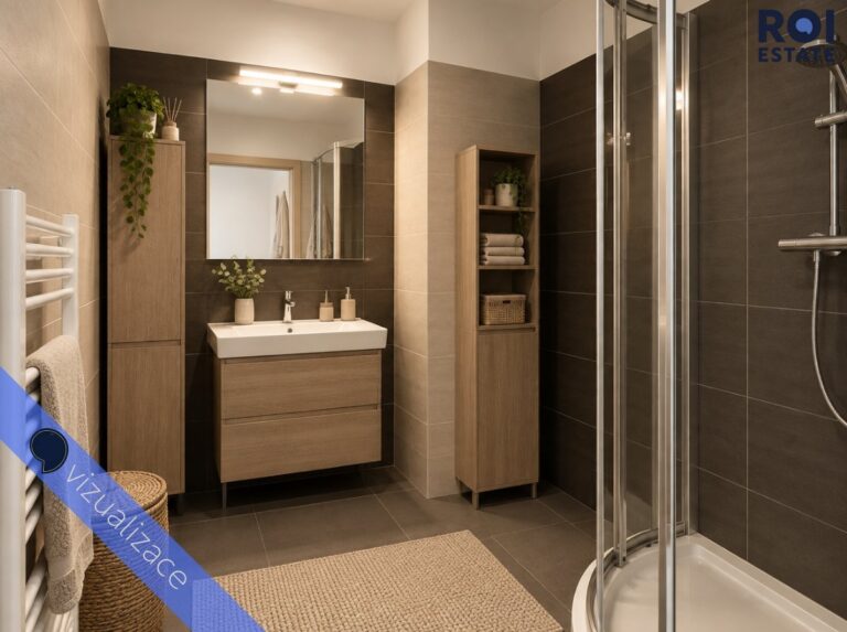 Moderní a skvěle řešený byt 2+kk (50 m²) s balkonem, sklepem a garážovým stáním – Brno, U Leskavy