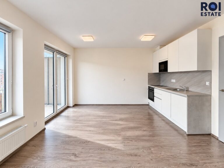 Pronájem nového, moderního bytu 1+kk, 31m² s balkonem, Spolková, Brno – Zábrdovice