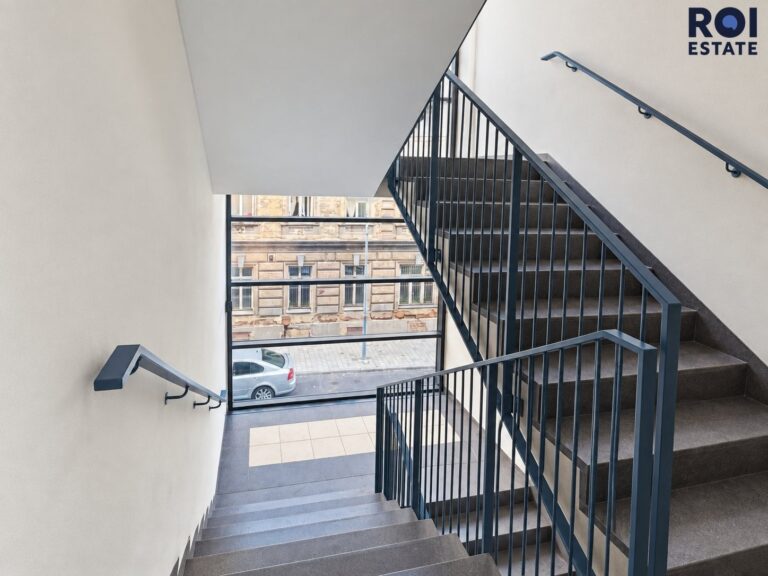 Pronájem nového, moderního bytu 1+kk, 31m² s balkonem, Spolková, Brno – Zábrdovice