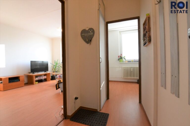 Pronájem útulného bytu 1+1, 34 m² s balkónem 4 m² – Šlapanice, ul. Brněnská