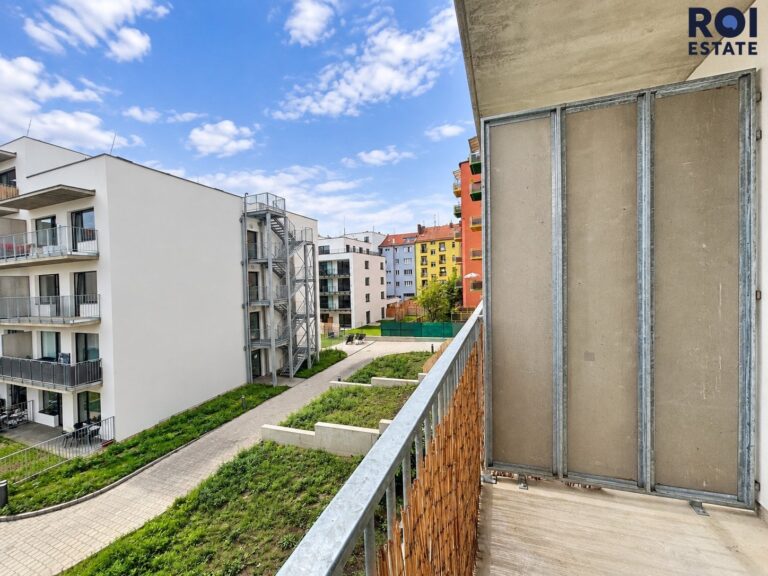 Pronájem nového, moderního bytu 1+kk, 31m² s balkonem, Spolková, Brno – Zábrdovice