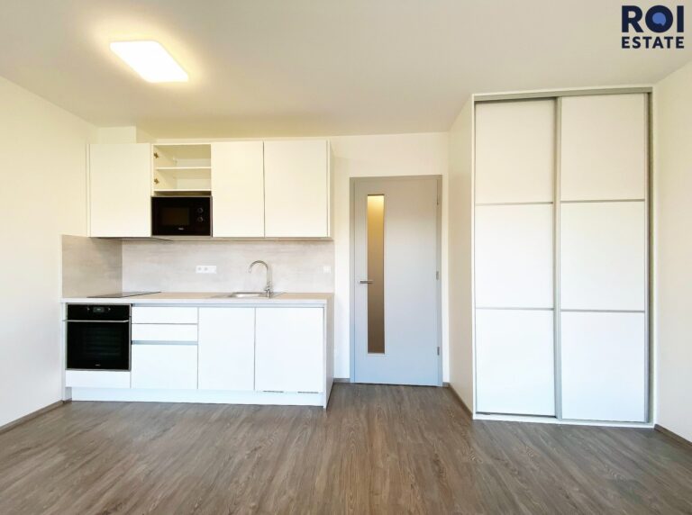 Pronájem nového, moderního bytu 1+kk, 31m² s balkonem, Spolková, Brno – Zábrdovice