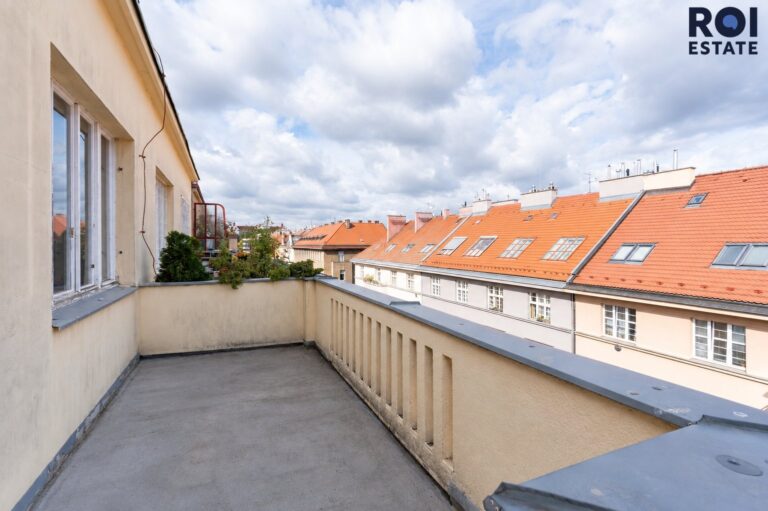 Prostorný byt 2+1 s terasou 40 m² v Holešovicích u Výstaviště