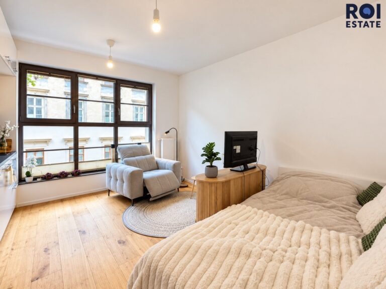 Stylový ateliér 1+kk 23 m² se sklepem v prémiovém projektu Pekárenský dvůr, Brno – Zábrdovice
